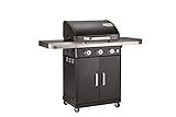 Landmann Rexon 3.1 PTS Gasgrill, Silber/Schwarz, 52 x 120 x 135 cm