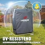 Landmann Wetterschutzhaube-UM669303, grau, 80x120x60, 670152 - 3
